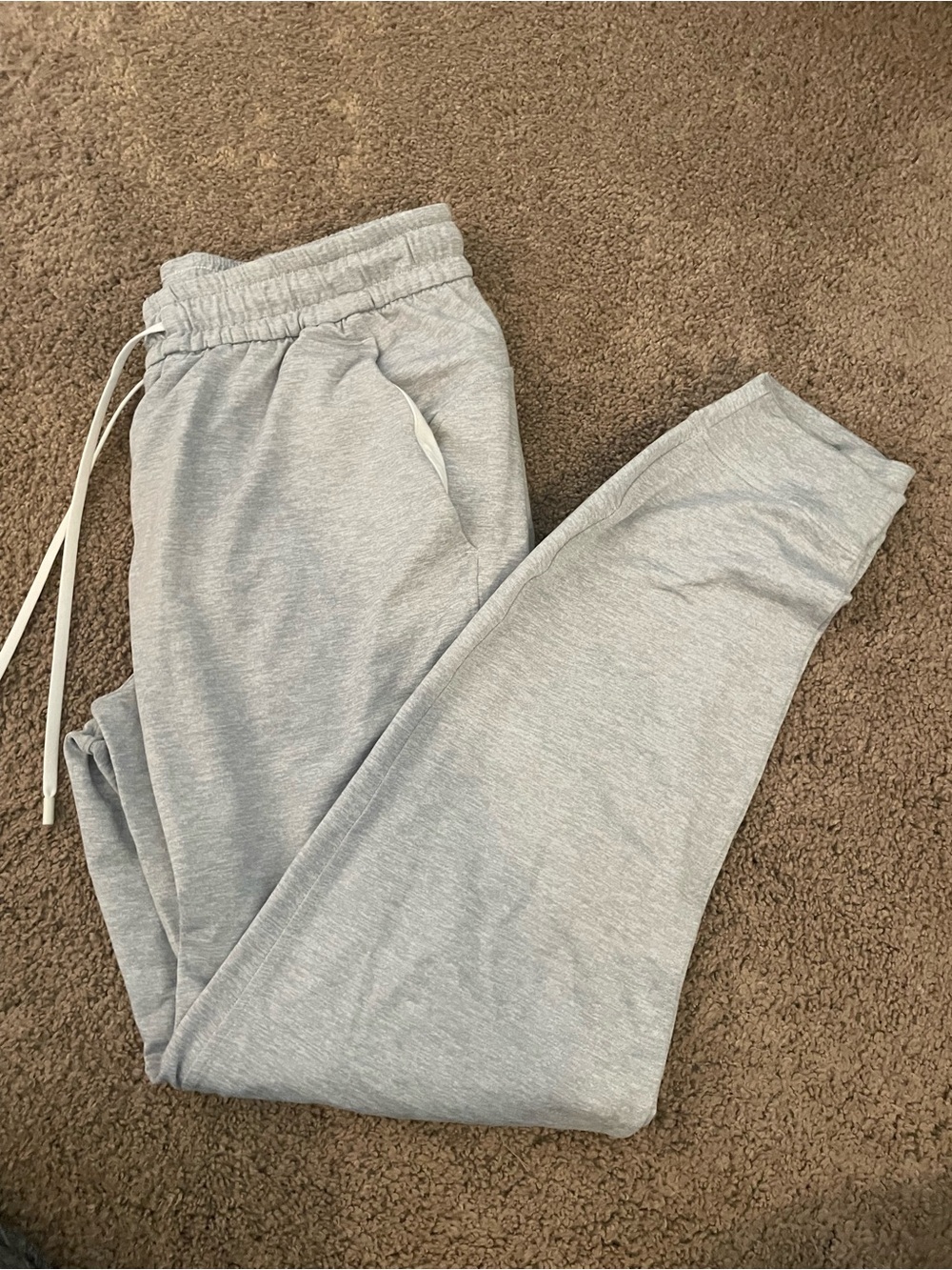 Lululemon women’s Lightweight Gray Jogger Pants - Casual Drawstring Sweatpants